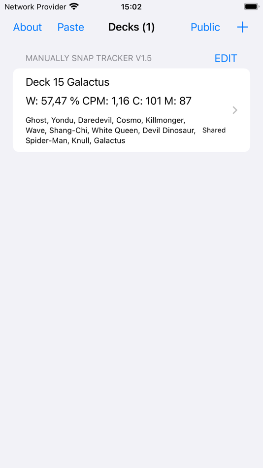 #1. Manually Snap Tracker (iOS) 由: Mirko Paschke