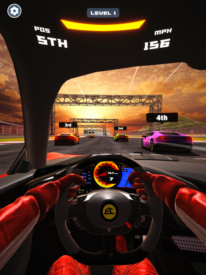 Action Race Car Driving Sim