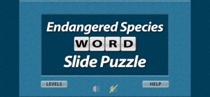 Endangered Species Word Slide screenshot #2 for iPhone