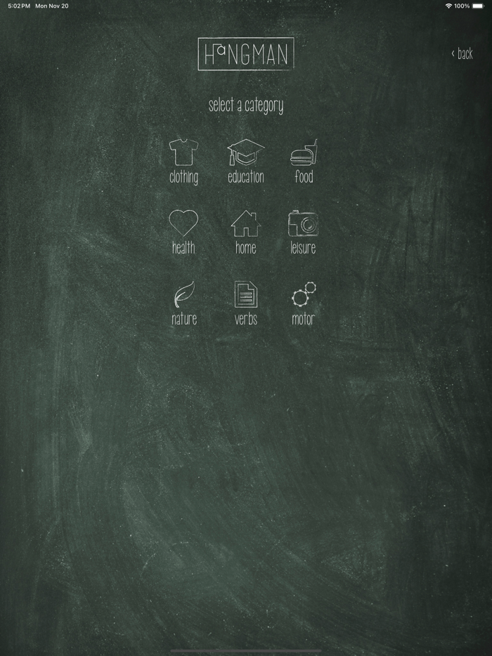 Hangman for Spanish learners