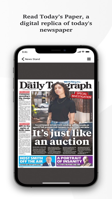 The Daily Telegraph. Screenshot