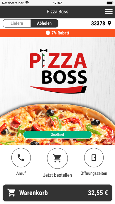 Pizza Boss Rheda-Wiedenbrück Screenshot