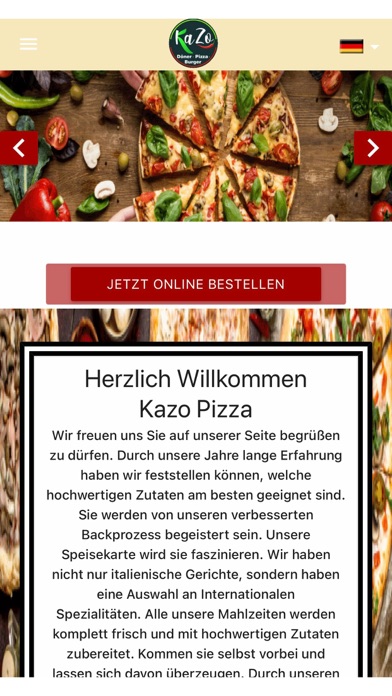 Kazo Doner pizza Screenshot