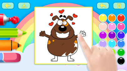 Coloring book Kids Art game Screenshot
