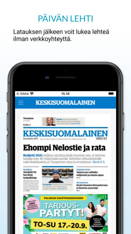 Keskisuomalainen, päivän lehti