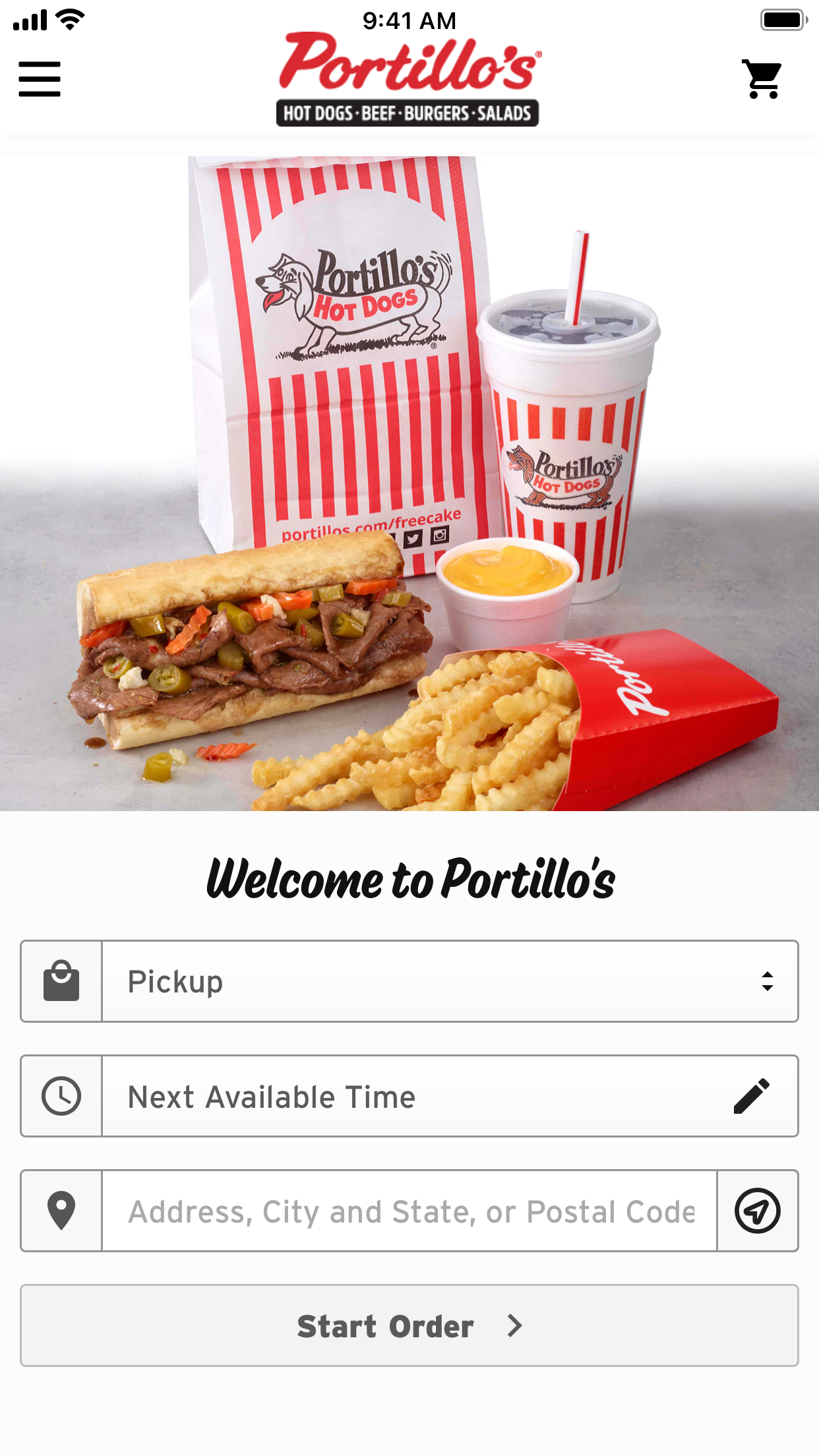 Portillo's screenshot 1