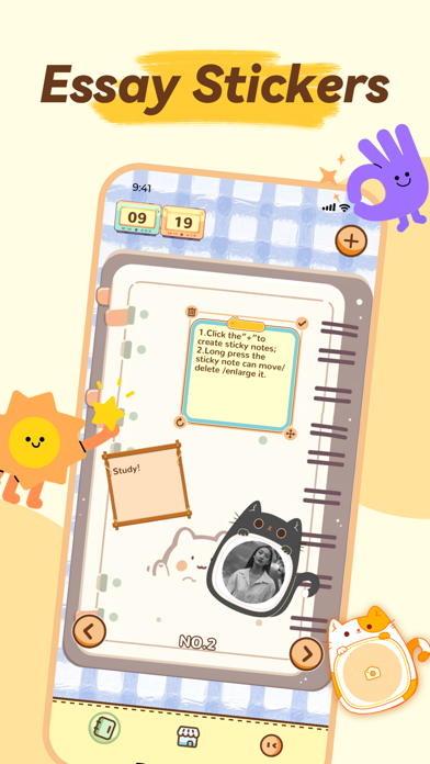 Yoca-Essay Stickers Screenshot