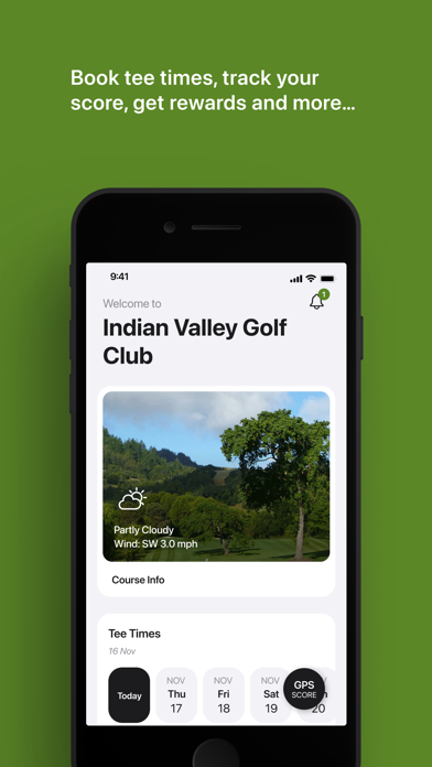 Indian Valley Golf Club Screenshot