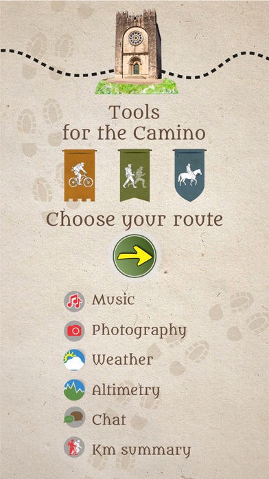 El Camino de Santiago App Screenshot