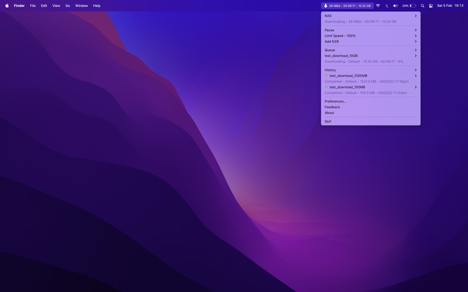 #1. NZB Control (macOS) 게시자: Vijay Mason
