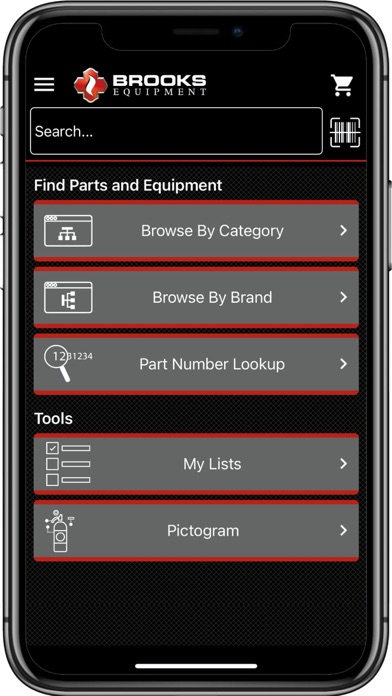 Brooks Equipment Screenshot