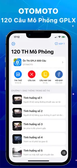 Game screenshot 120 Câu Mô Phỏng GPLX 2023 B2 mod apk