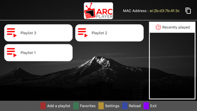 ARC Player Screenshot