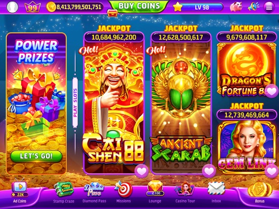 Golden Casino - Slots Games iPad app afbeelding 2