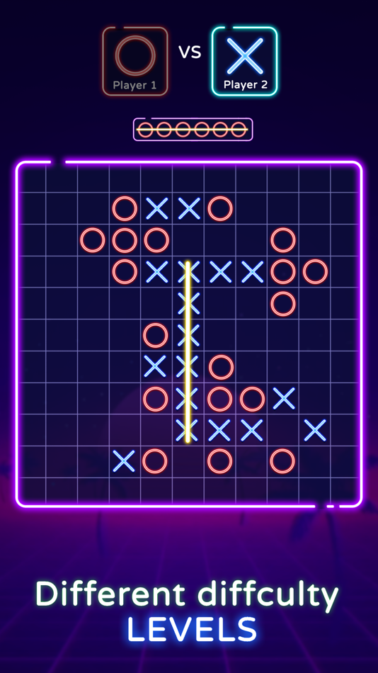 #5. Tic Tac Toe 2 player: XO (iOS) By: Kien Nguyen