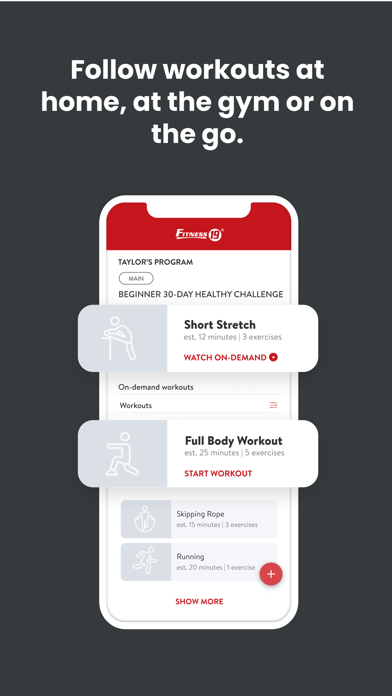 Fitness 19 MI Screenshot