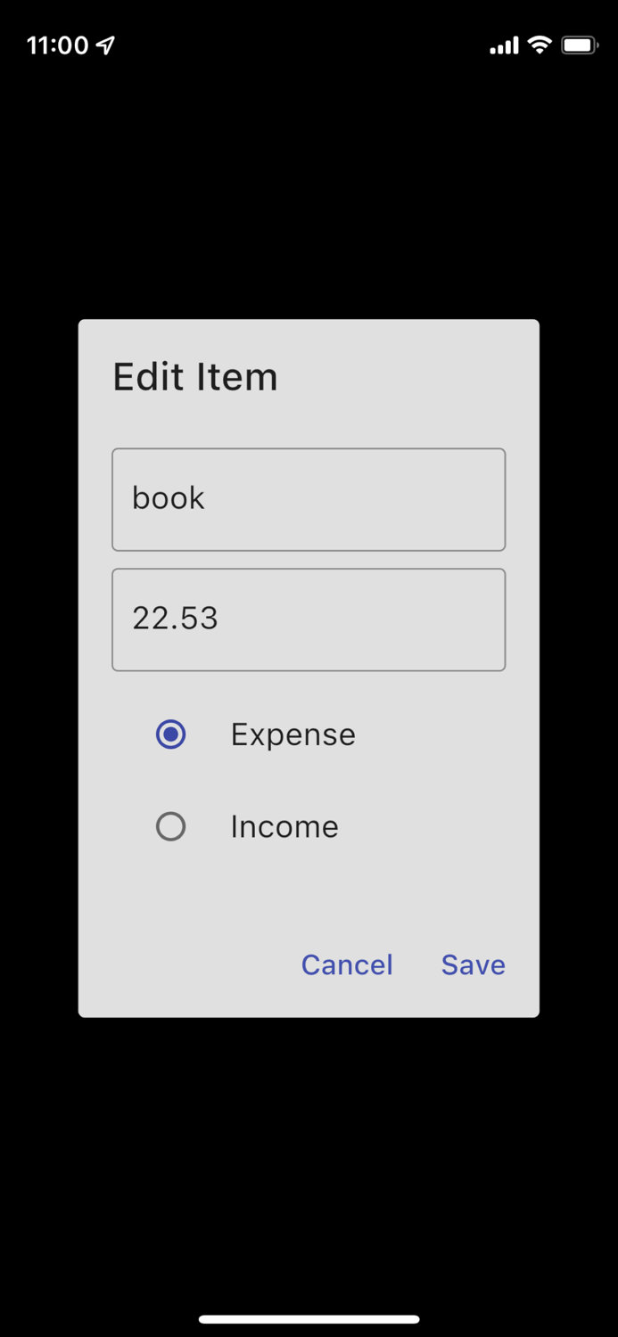 Income and Expense Tracker
