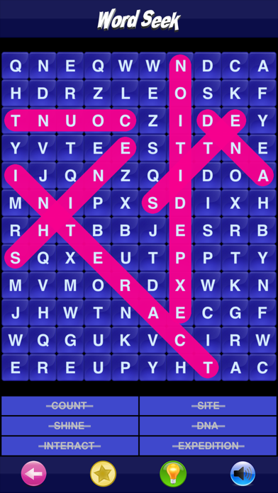 Word Seek English Infinite Screenshot