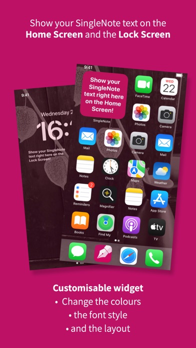 SingleNote Screenshot