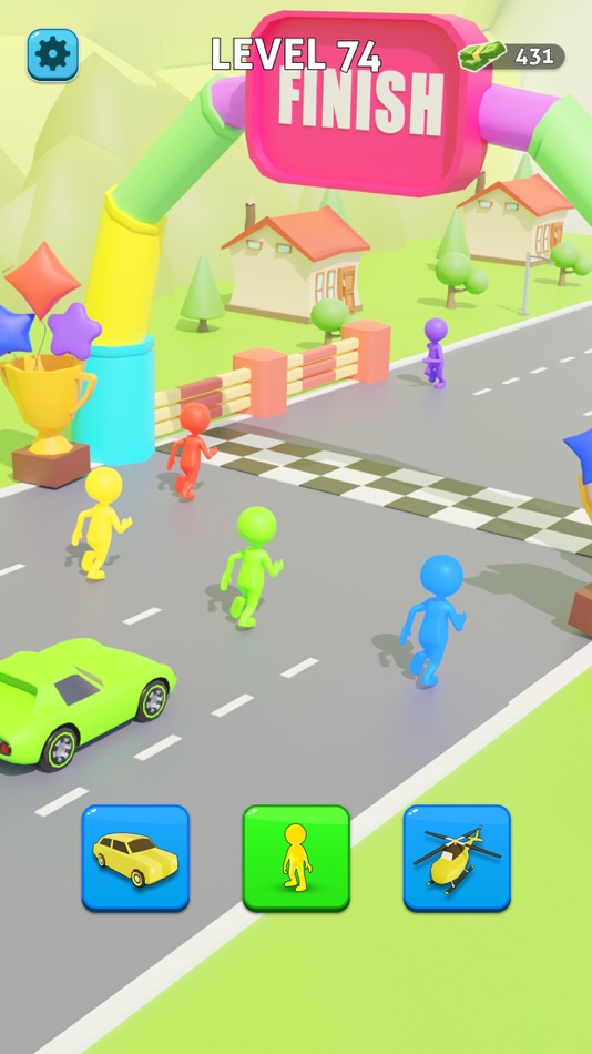 #5. Shape Shift Race (iOS) Podle: Adnan Sohail