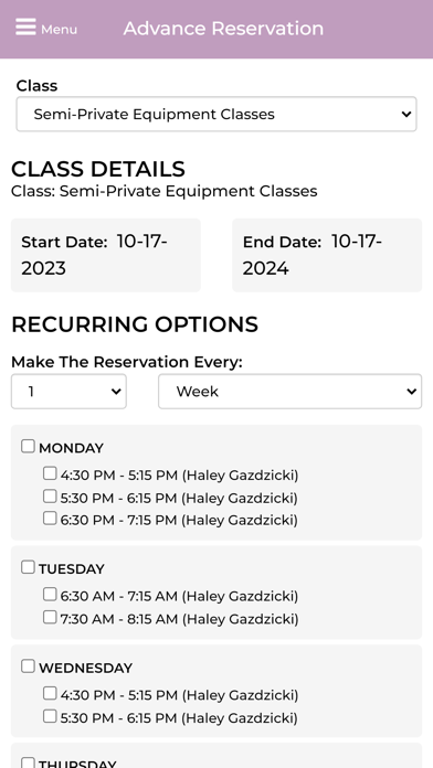 The Pilates Life Screenshot