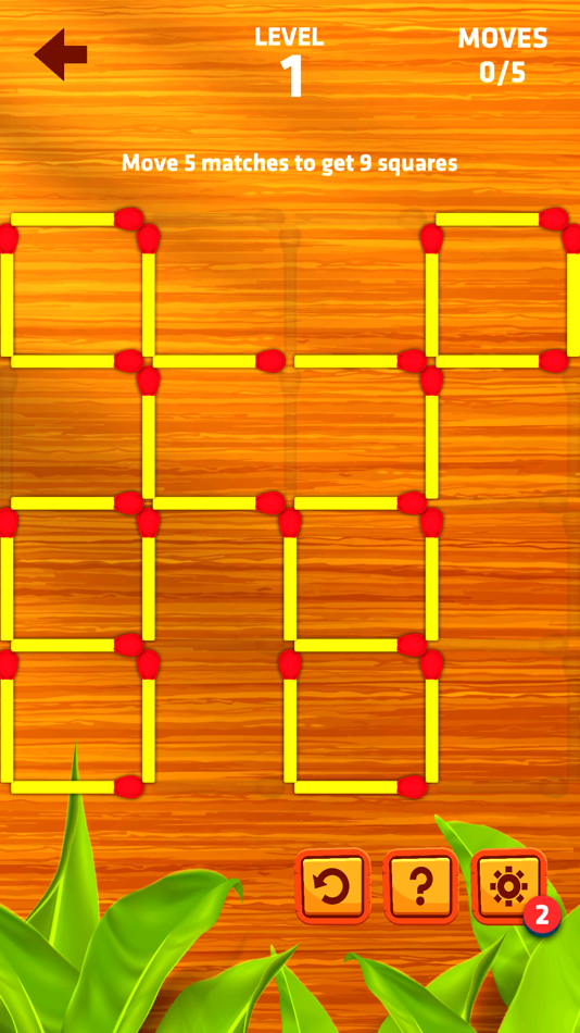 #8. Match Sticks - Game (iOS) 由: Smit Sabhadiya