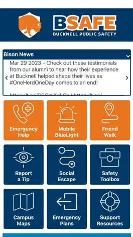 Game screenshot BSAFE- Bucknell U's Safety App apk