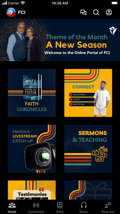 FCI Online Screenshot