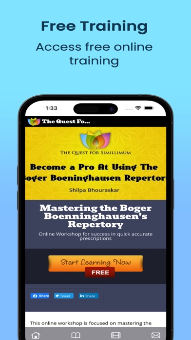 Boenninghausen Homeopathy Screenshot