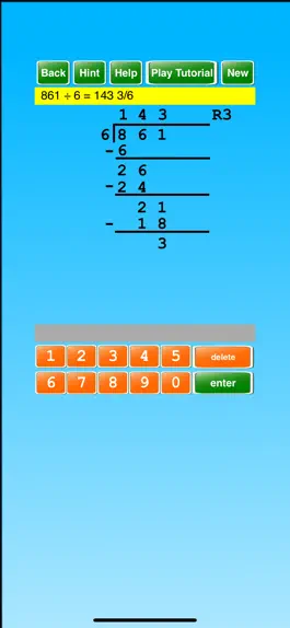 Game screenshot Long Division & Multiplication mod apk