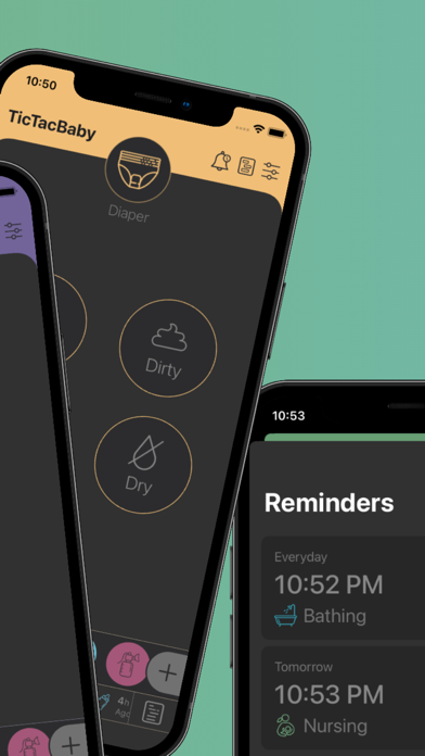 TicTacBaby: Baby Care Tracking Screenshot