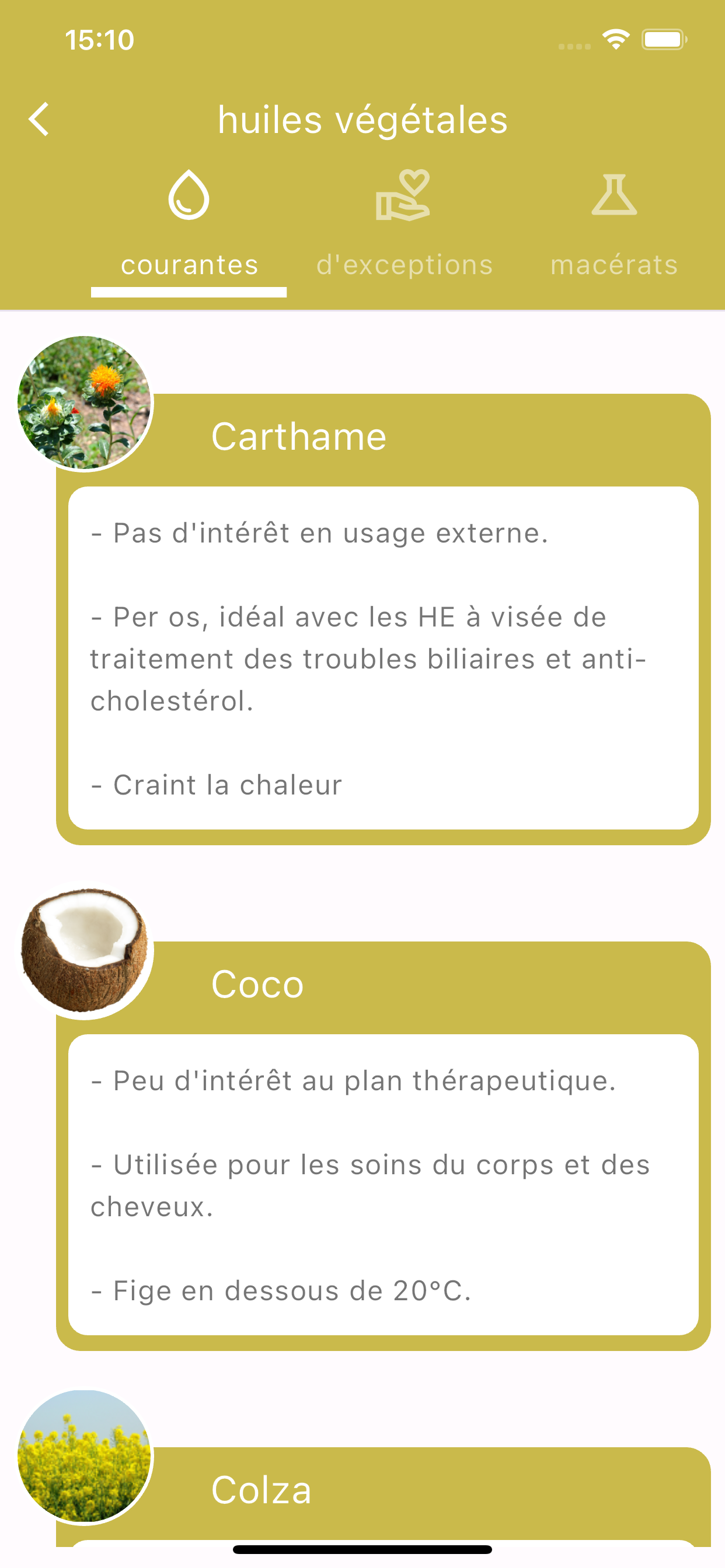 Aroma Synergie Checker