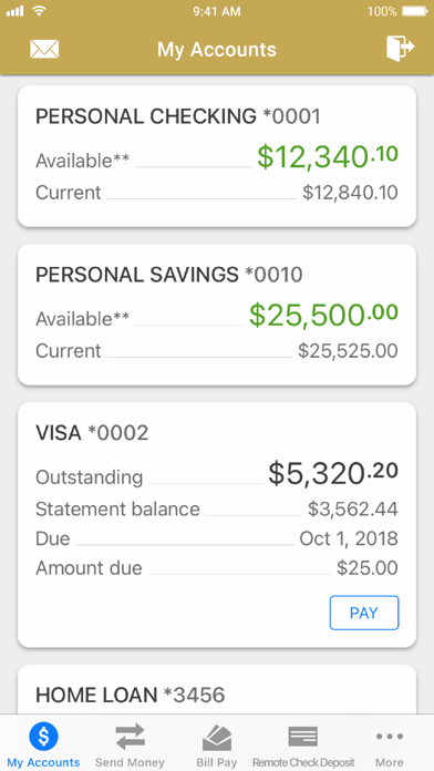 First Iowa State Bank Screenshot