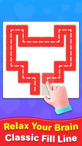 Game screenshot Fill One Line Puzzle games mod apk