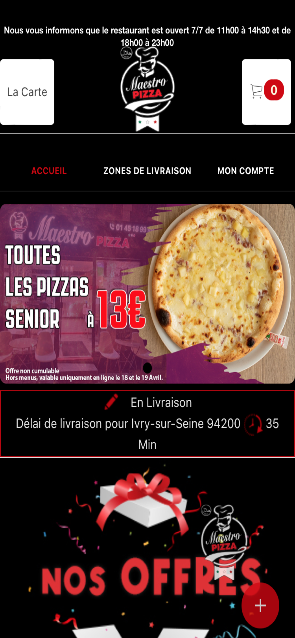 Pizza Maestro Alfortville