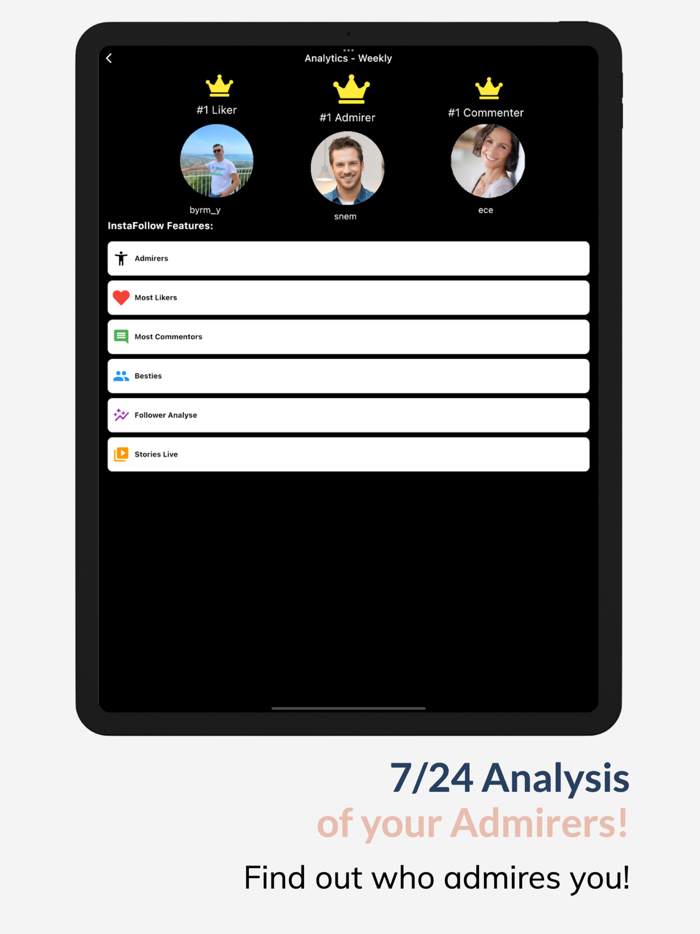 InstaFollow Follower Reports