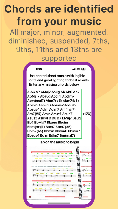 Piano Chord Trainer Screenshot