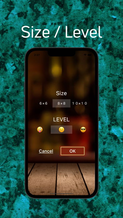 Reversi. Board abstract Game Screenshot