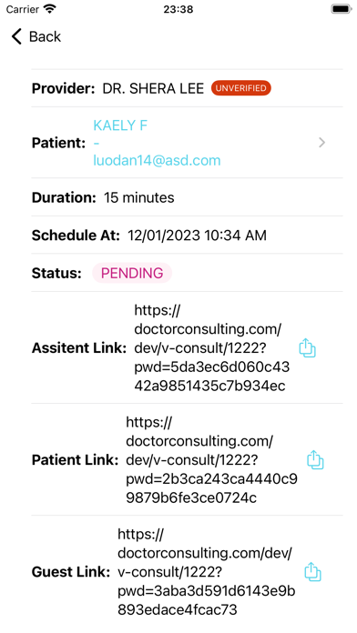 Doctor Consulting Screenshot