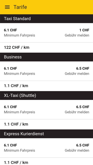 AA Taxi Thun Screenshot