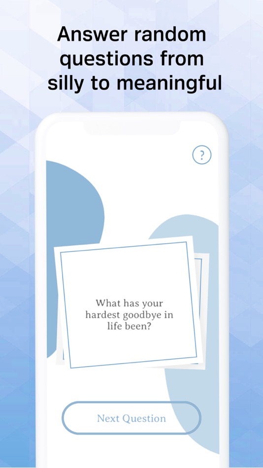 #3. KnowMeBetter: Random Questions (iOS) 由: Giada Ciotola