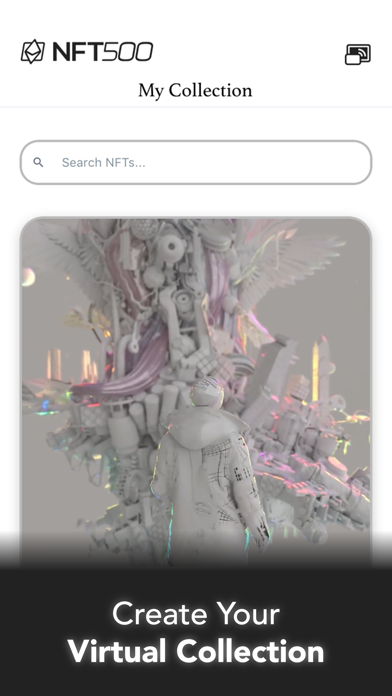 NFT500 - NFT Art Museum Screenshot