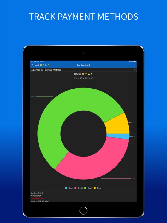 SaveMyTrip - NeverFinite iPad screenshot 6 - Travel app