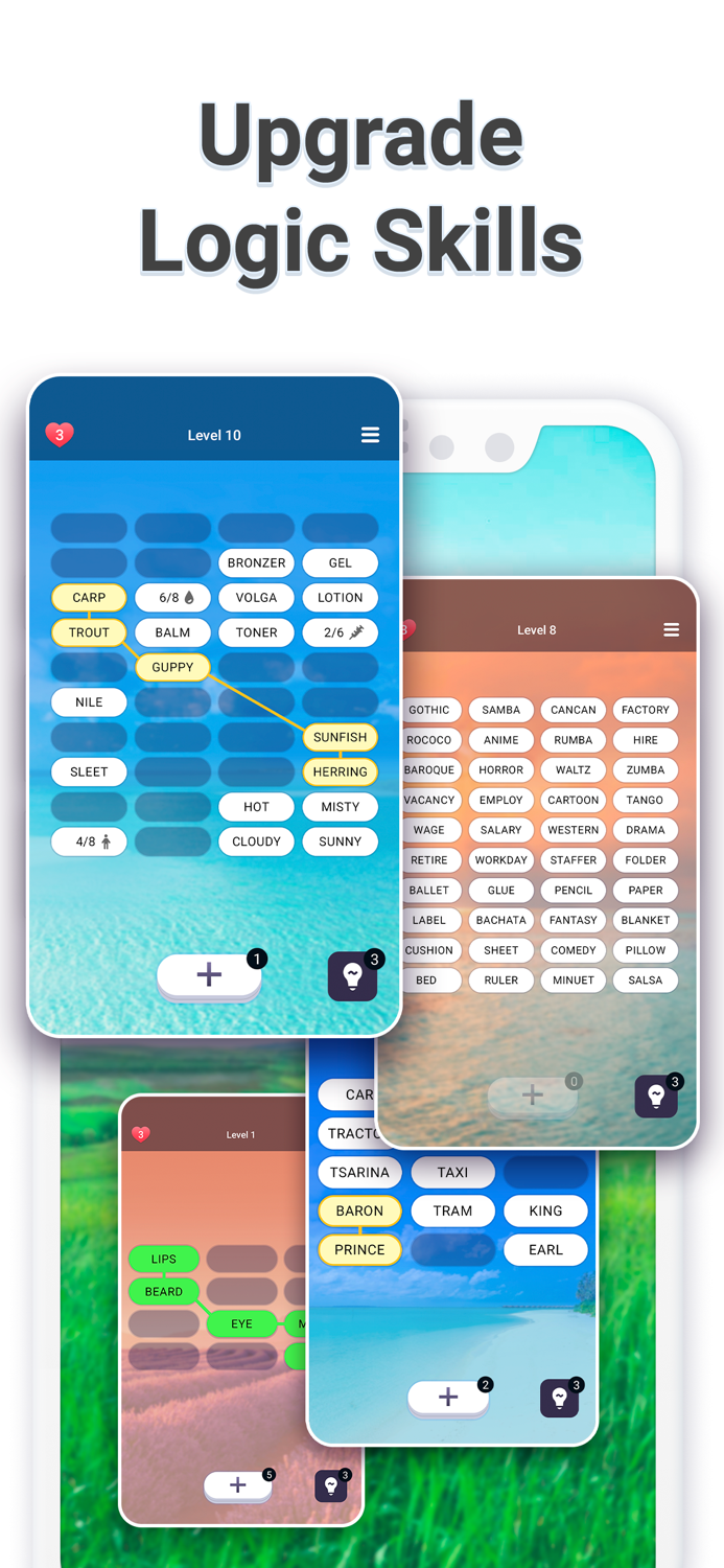 Associations Word Puzzle Game