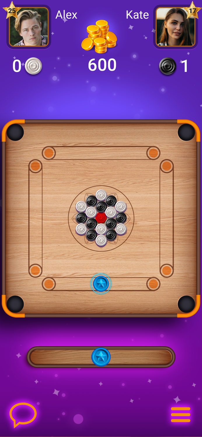 Carrom Lure - Disc pool game