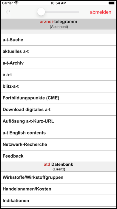arznei-telegramm & atd Screenshot