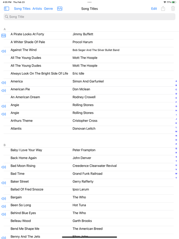 MuziView iPad screenshot 2 - Music app