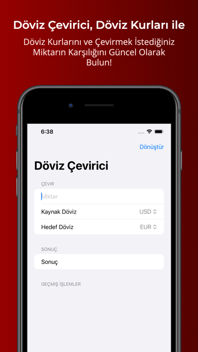 Döviz Çevirici, Döviz Kurları Screenshot