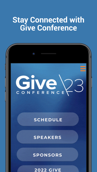 Give Conference Screenshot