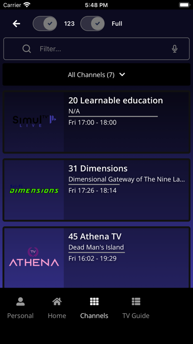 SimulTV Screenshot